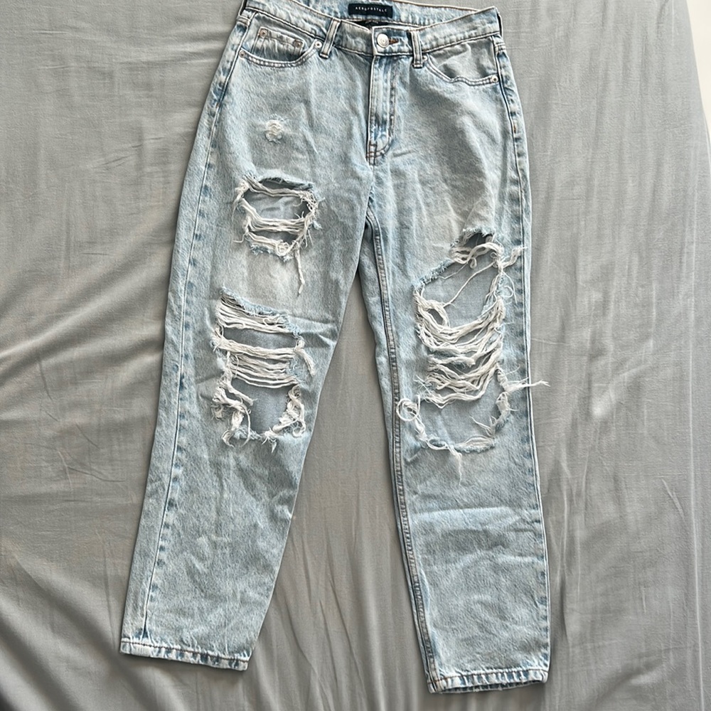 blue mom jean